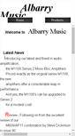 Mobile Screenshot of albarrymusic.com